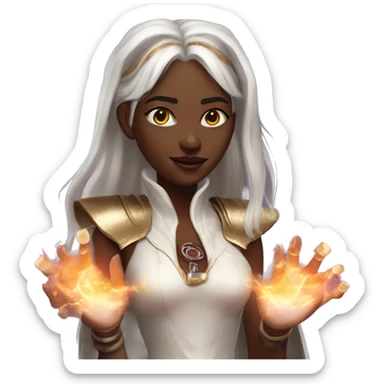 "Technomancy is the use of magic or mystical powers to control and manipulate technology” + "It's kind of like cyberpunk magic or how in some games, characters hack into systems using magic." 🖥️⚡🧙‍♂️ Make a ancient vampire technomancy goddess sticker