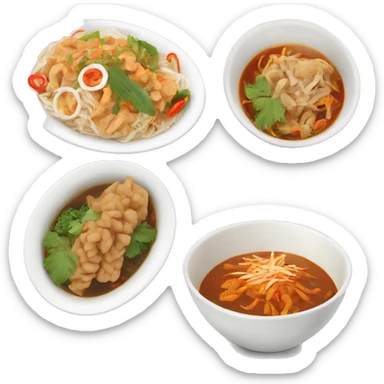Thai food sticker