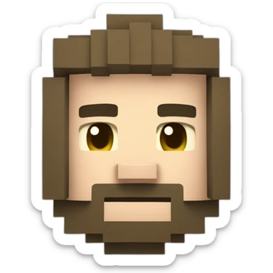 Logo minecraft sticker