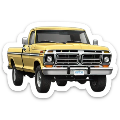 1972 F250 sticker