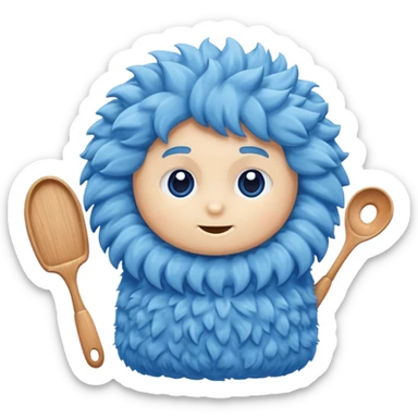 duster in kitchen sticker