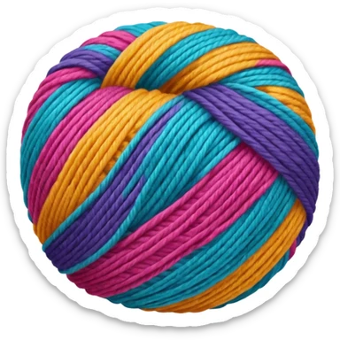 ball of yarn sticker