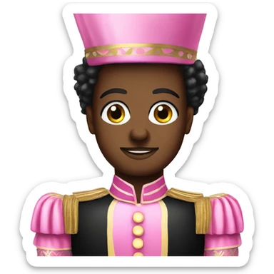 Black Pink nutcracker sticker