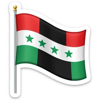 Syria new flag sticker
