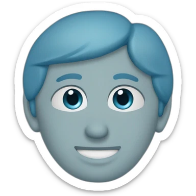 Un sirculo azul en el medio una flechita de vien sticker