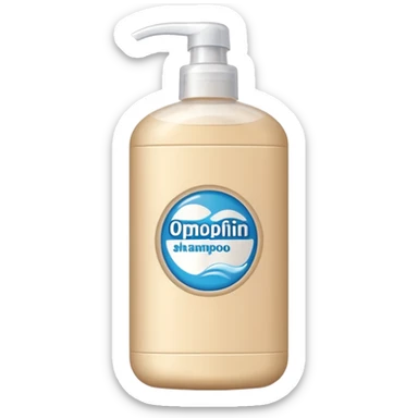 shampoo beige sticker