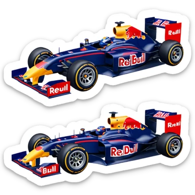 Red bull F1 sticker