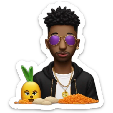 21 Savage ft. Bad Bunny sticker