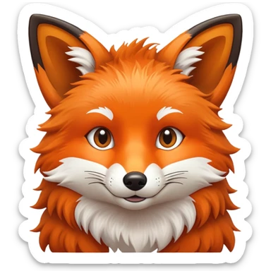 Furry fox  sticker