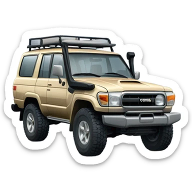 Toyota 80 series sticker