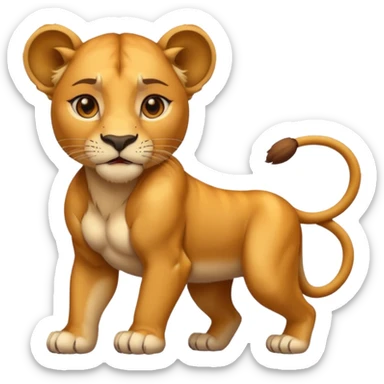 Lioness sticker