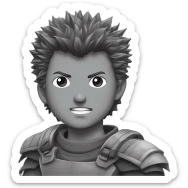 Guts from Berserk sticker