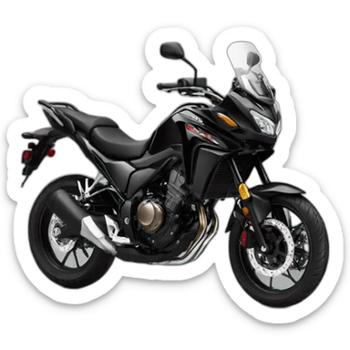 Honda cb500x color black sticker