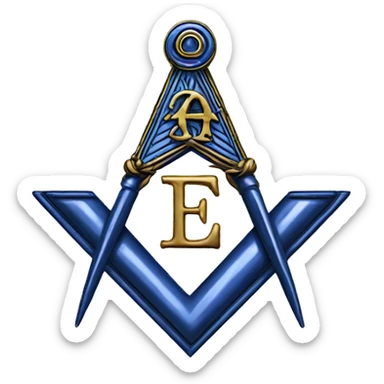 Freemason logo sticker