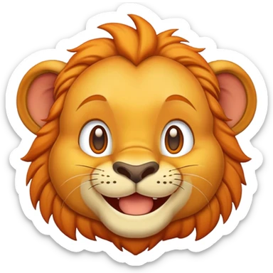 Simba emoji sticker