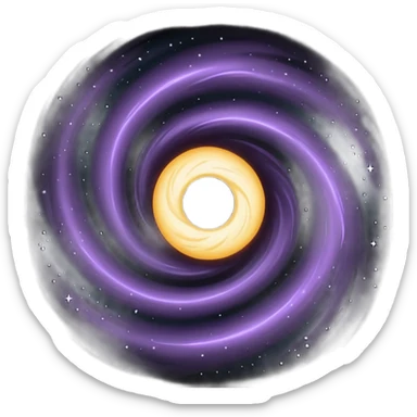 black hole sticker