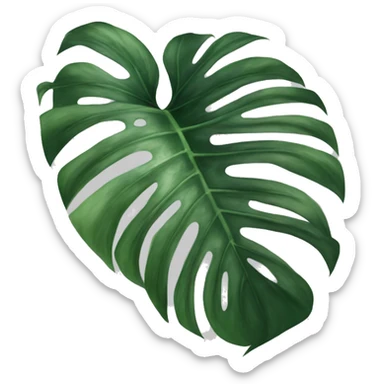 Monstera albo variegata sticker