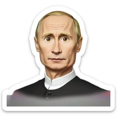 Pride flag vladimir putin sticker
