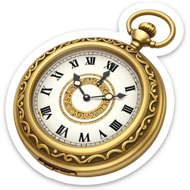pocket watch sticker