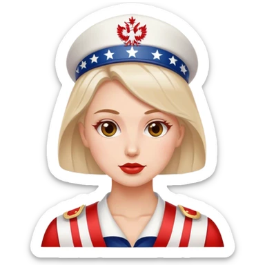 nationalist nationalist nationalist patriot patriot polish woman  sticker