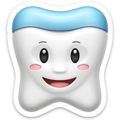 dental floss sticker