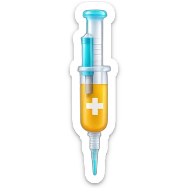 Medical syringe sticker