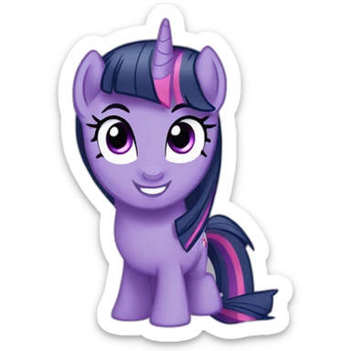 Twilight sparkle sticker