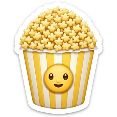 pop corn sticker