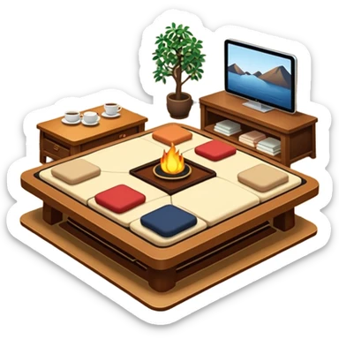Japanese kotatsu sticker