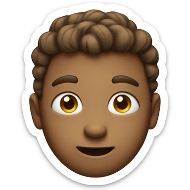 emoji that smiles awkward with a side eye sticker