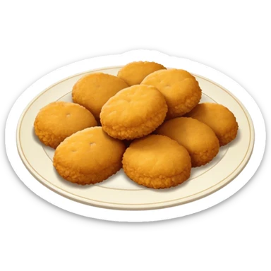 Plato de croquetas  sticker