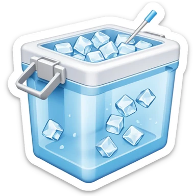 Ice cooler sticker
