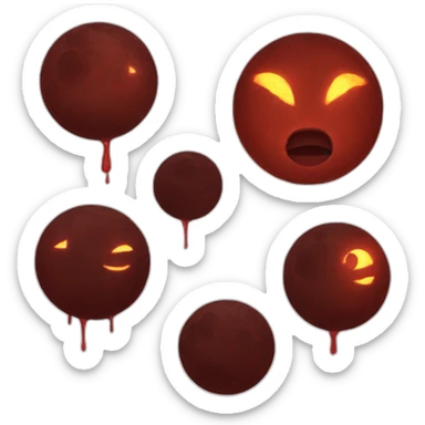 blood moon zelda sticker