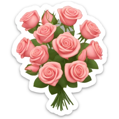 Rose bouquet  sticker