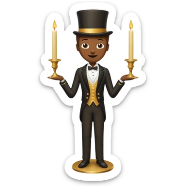 Character in Beauty and the Beast: Candlestick Butler Lumia sticker