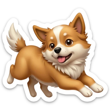Un chien qui vole sticker