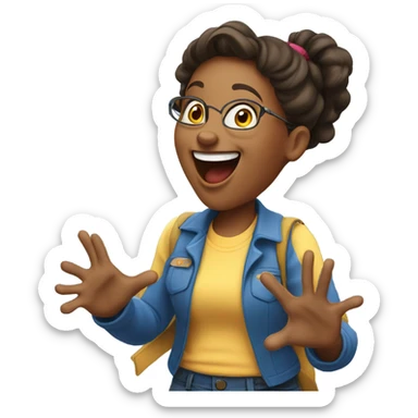 Miss Rachel kids show sticker