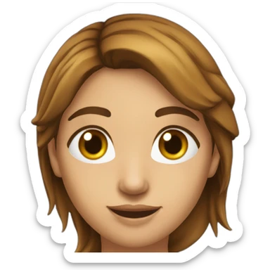 femme martiniquaise gameuse yeux marrons casque gaming sticker