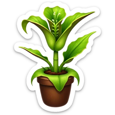  planta carnivora sticker