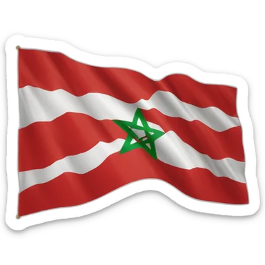 Drapeau marocain magnifique sticker