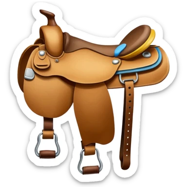 painting saddle sticker