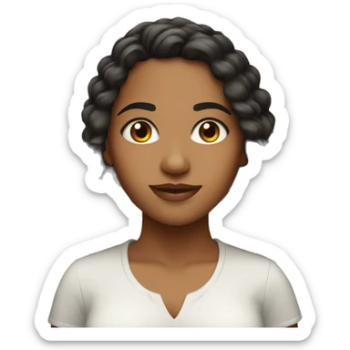 Beautiful Puerto Rican girl sticker