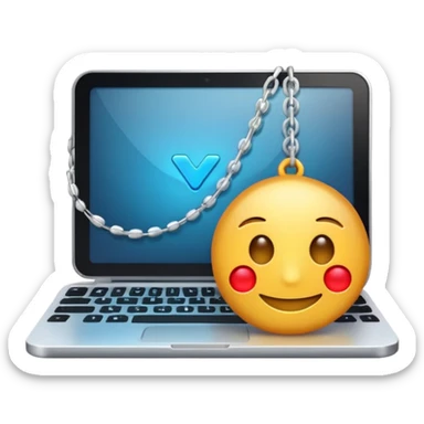 Emoji for a website called ConvertCase.dev, it is a string case converter for programmers sticker