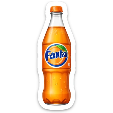 fanta bottle sticker
