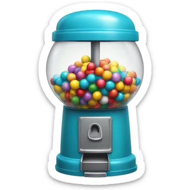 gumball machine sticker