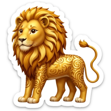 Iran with sun and lion sticker