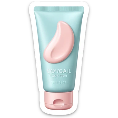 hand cream tube object icon, clean minimal packaging, no text or logo on the tube, smooth plastic material, soft pastel colors, closed cap, cosmetic product style, 3D cartoon, mobile game icon style, centered, clean background, soft shadow, no watermark

 sticker