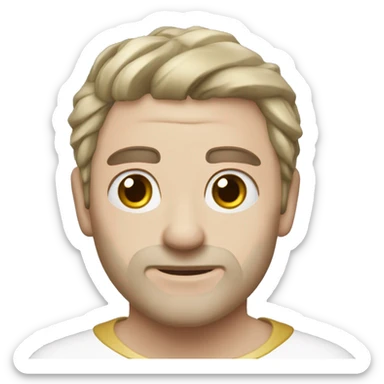 Кот с ушками и бантиком sticker