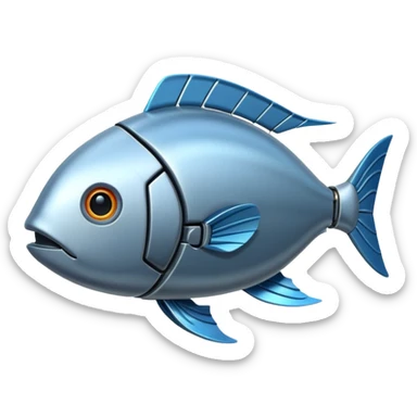 robotic fish sticker