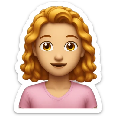 1 on red heart sticker